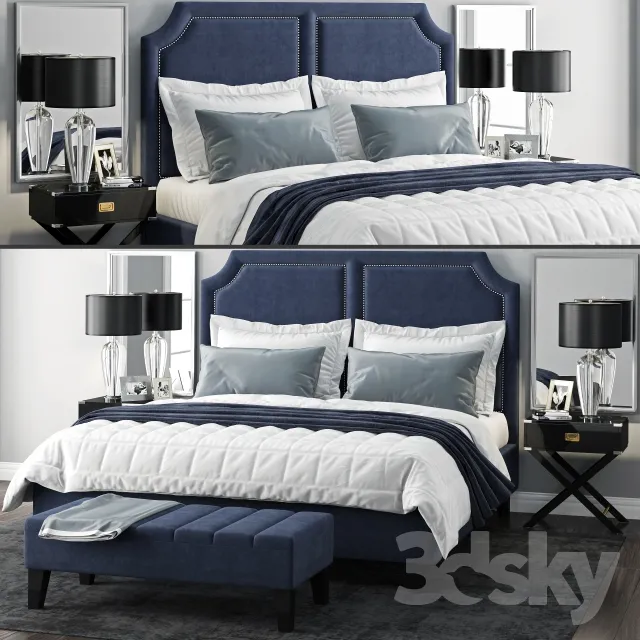 3DS MAX – Bed – 2643