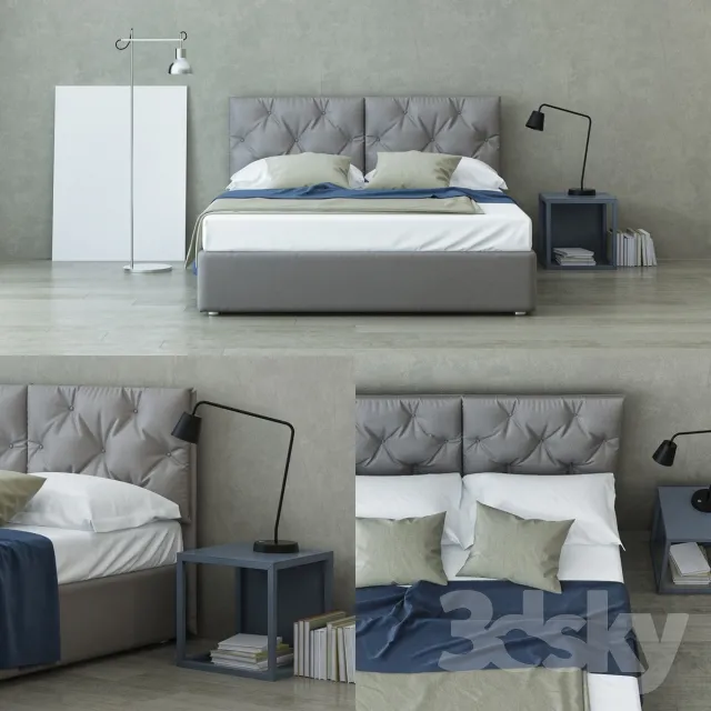 3DS MAX – Bed – 2649