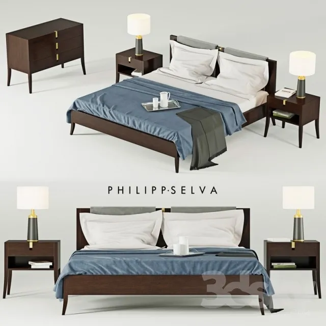 3DS MAX – Bed – 2652