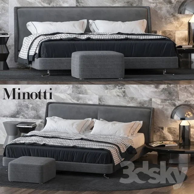 3DS MAX – Bed – 2653