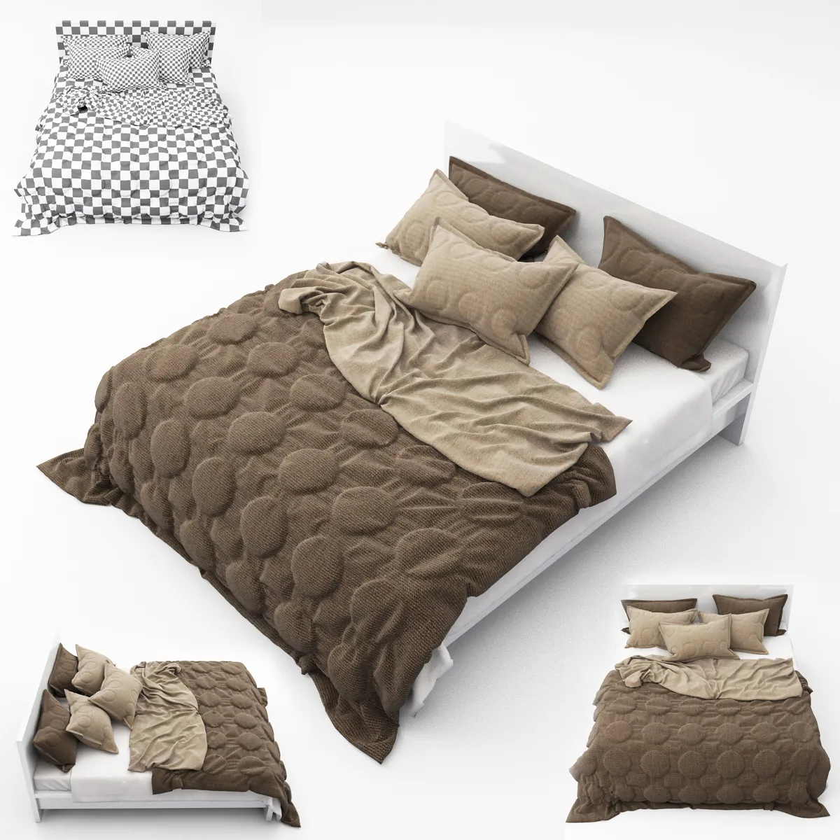 3DS MAX – Bed – 2659