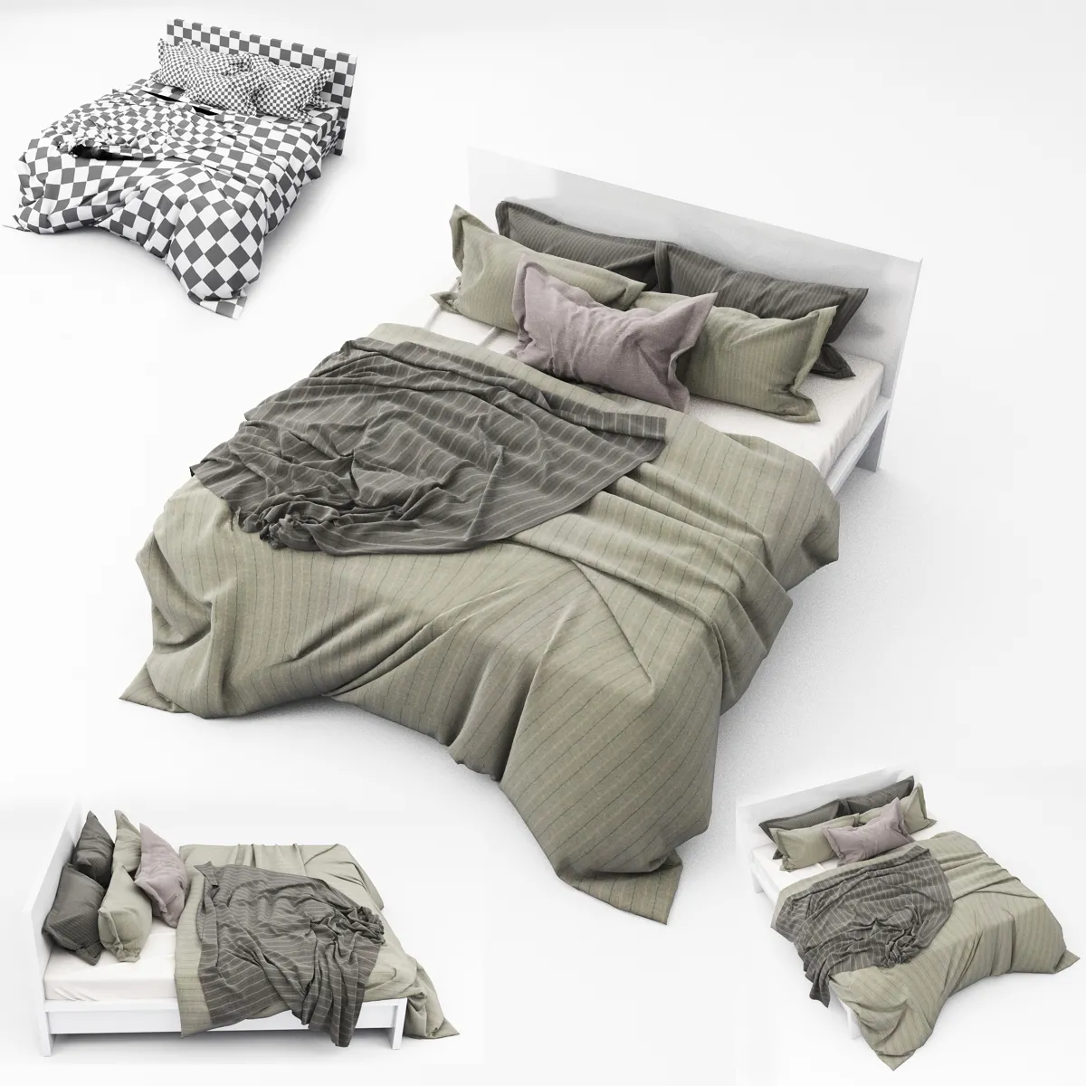 3DS MAX – Bed – 2662