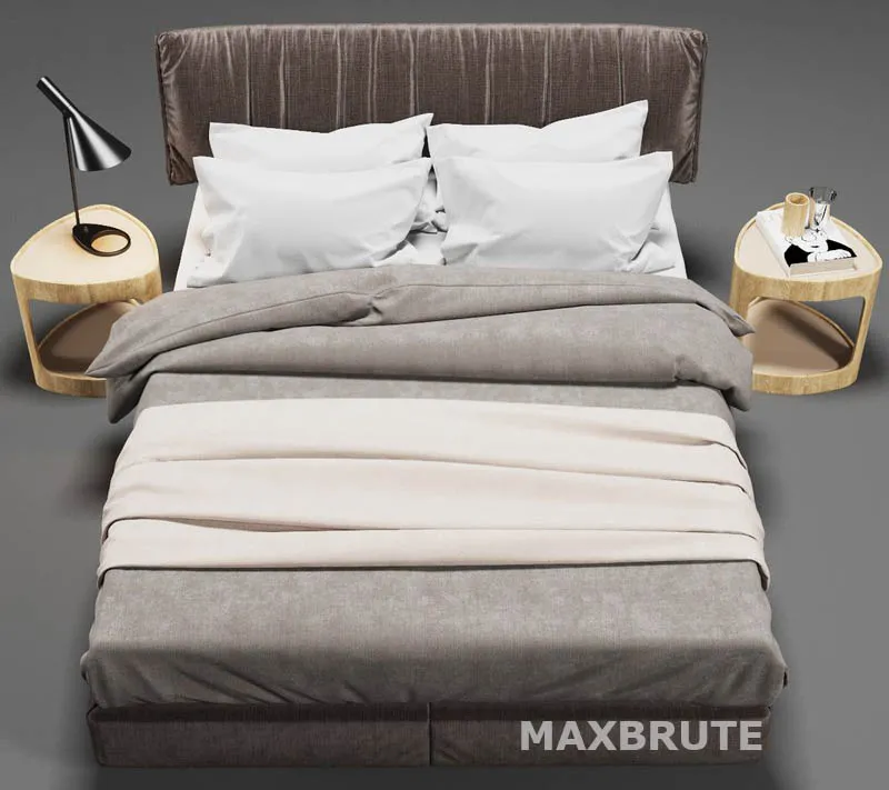 3DS MAX – Bed – 2664
