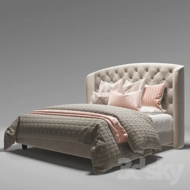 3DS MAX – Bed – 2666