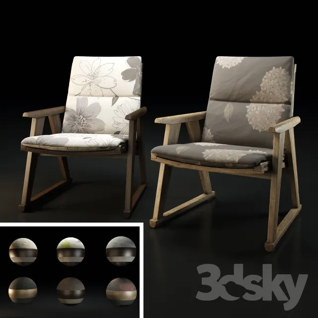 3DS MAX – Armchair – 3009