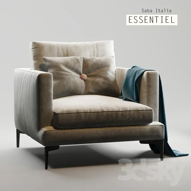 3DS MAX – Armchair – 3045