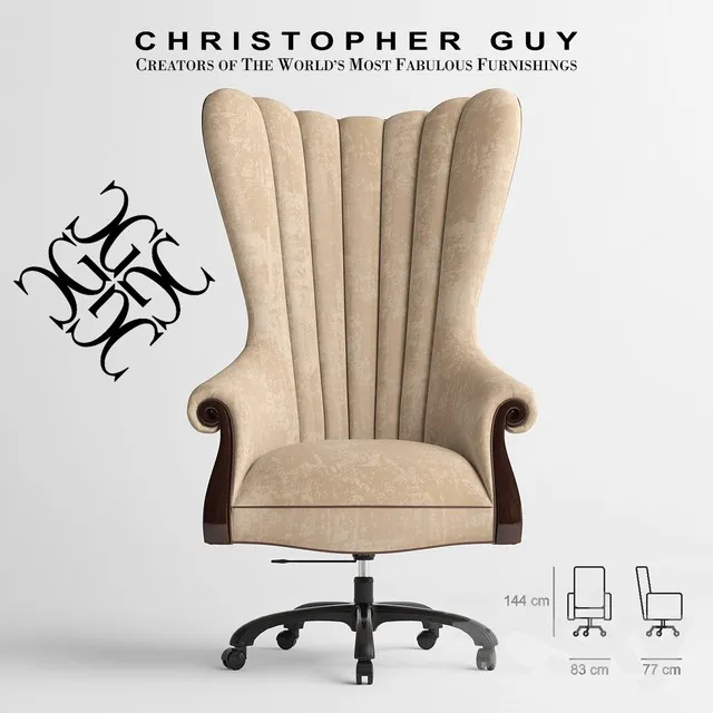3DS MAX – Armchair – 3054