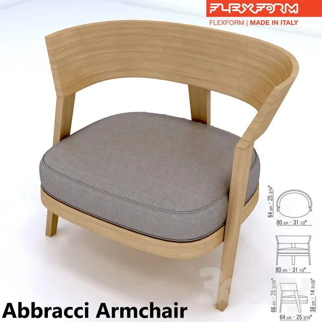 3DS MAX – Armchair – 3101