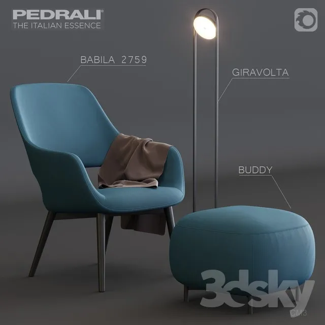 3DS MAX – Armchair – 3138