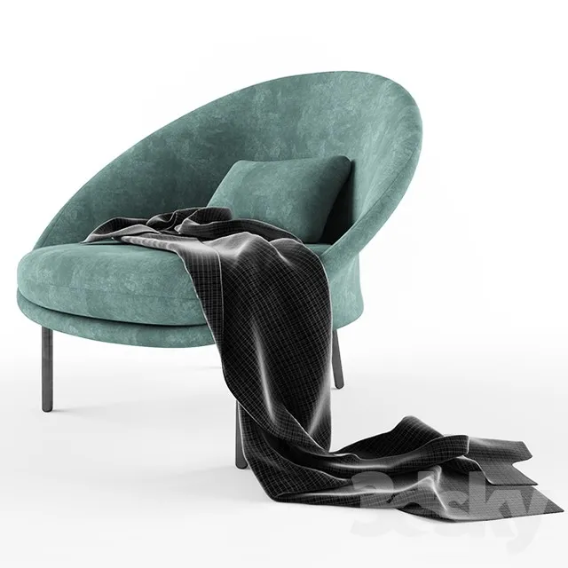 3DS MAX – Armchair – 3168