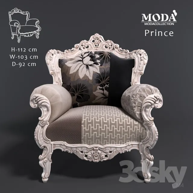3DS MAX – Armchair – 3173