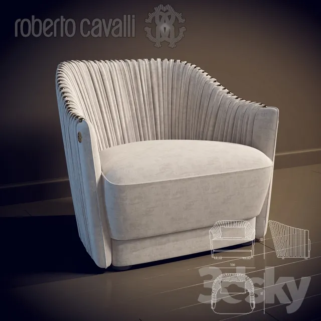 3DS MAX – Armchair – 3177