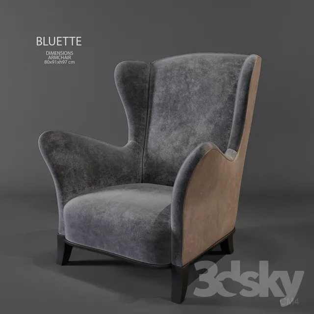 3DS MAX – Armchair – 3207