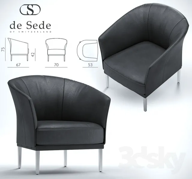 3DS MAX – Armchair – 3273