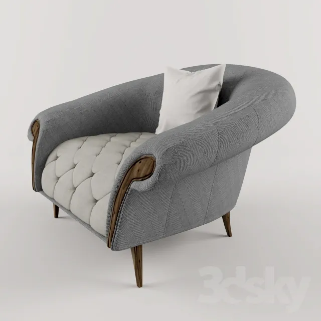 3DS MAX – Armchair – 3307