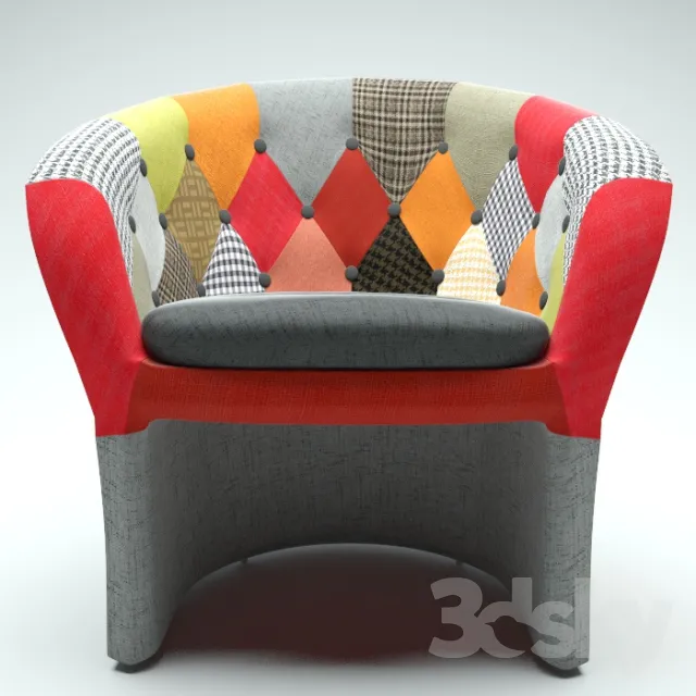 3DS MAX – Armchair – 3319