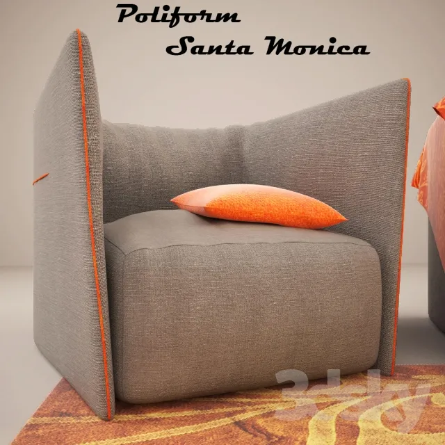 3DS MAX – Armchair – 3343