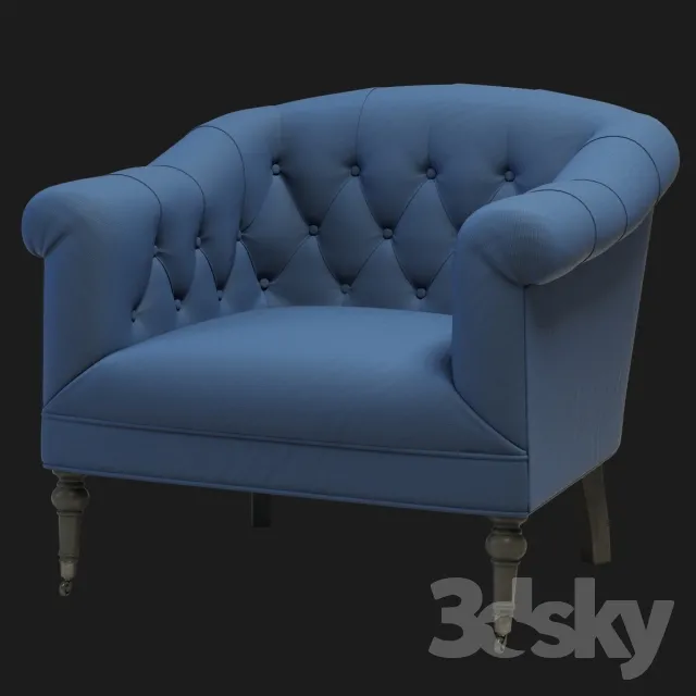 3DS MAX – Armchair – 3378
