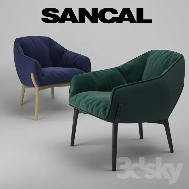 3DS MAX – Armchair – 3387