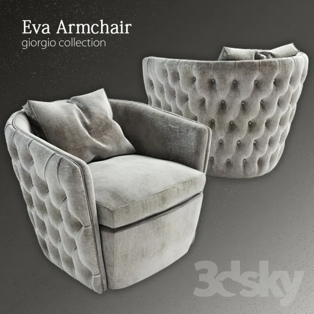 3DS MAX – Armchair – 3402
