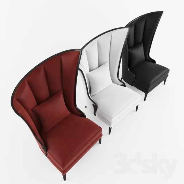 3DS MAX – Armchair – 3410
