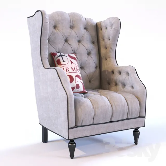 3DS MAX – Armchair – 3459