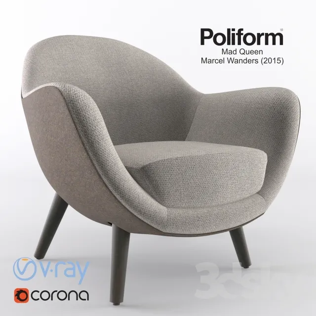 3DS MAX – Armchair – 3484
