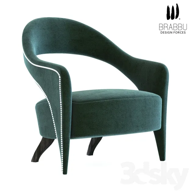 3DS MAX – Armchair – 3511