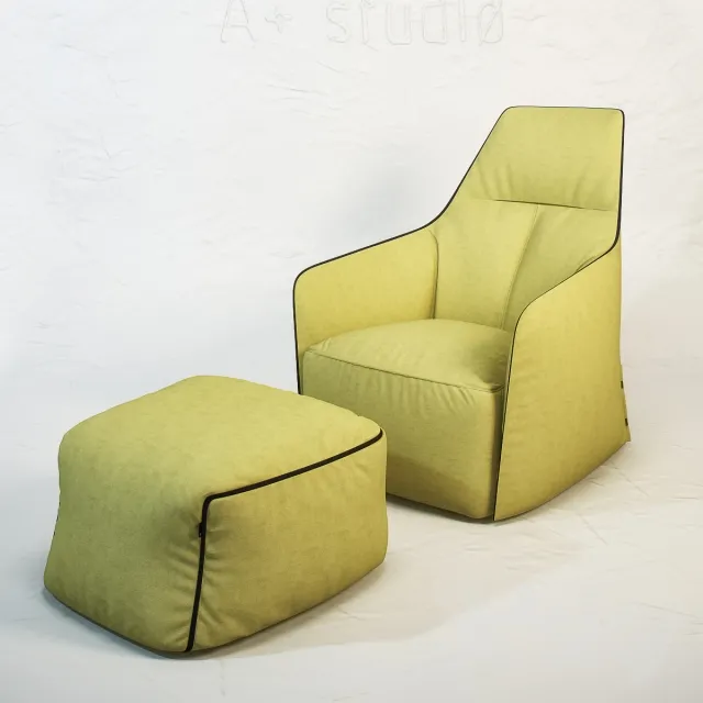 3DS MAX – Armchair – 3555