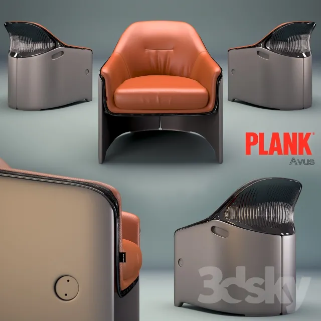 3DS MAX – Armchair – 3557
