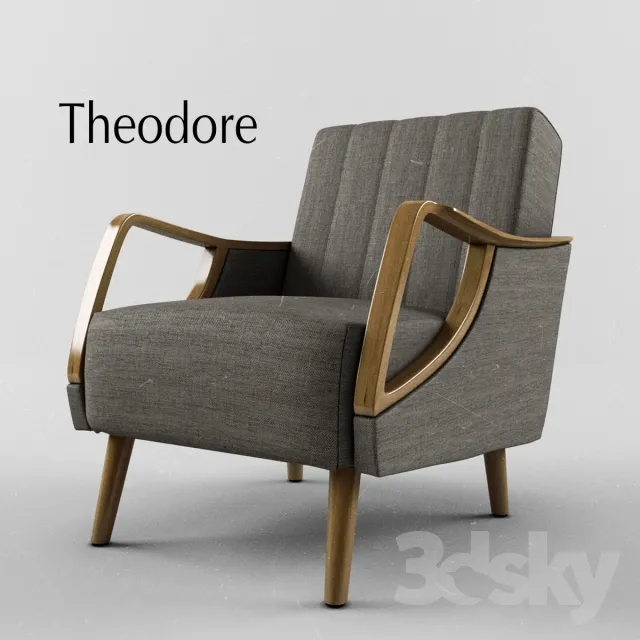 3DS MAX – Armchair – 3597