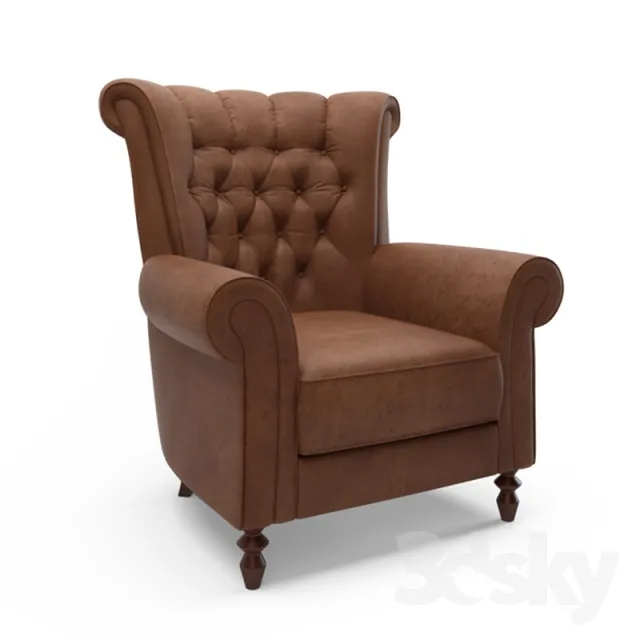3DS MAX – Armchair – 3608