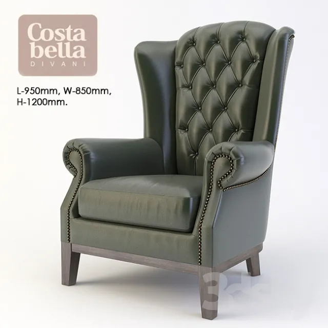 3DS MAX – Armchair – 3622