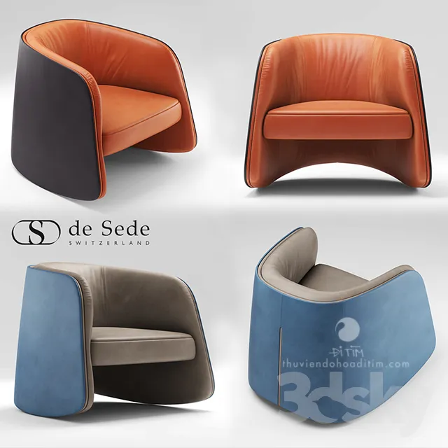 3DS MAX – Armchair – 3644