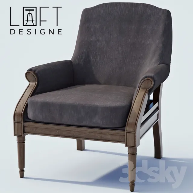 3DS MAX – Armchair – 3650