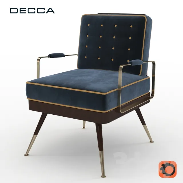 3DS MAX – Armchair – 3703