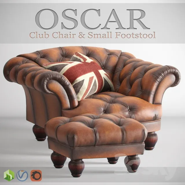 3DS MAX – Armchair – 3721