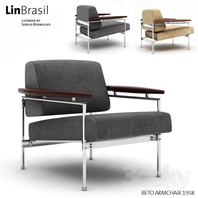 3DS MAX – Armchair – 3722
