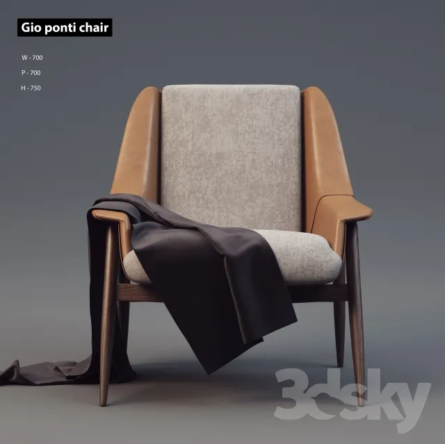 3DS MAX – Armchair – 3728