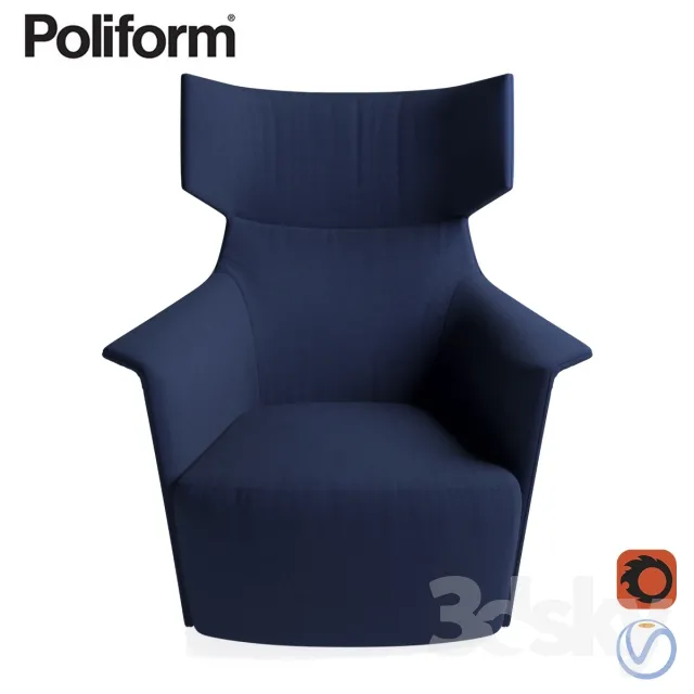 3DS MAX – Armchair – 3778