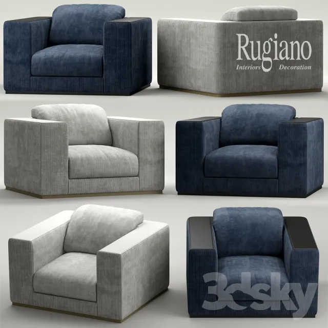 3DS MAX – Armchair – 3796