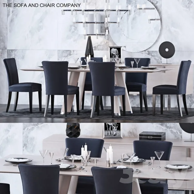 3DS MAX – Dining Table sets – 3950