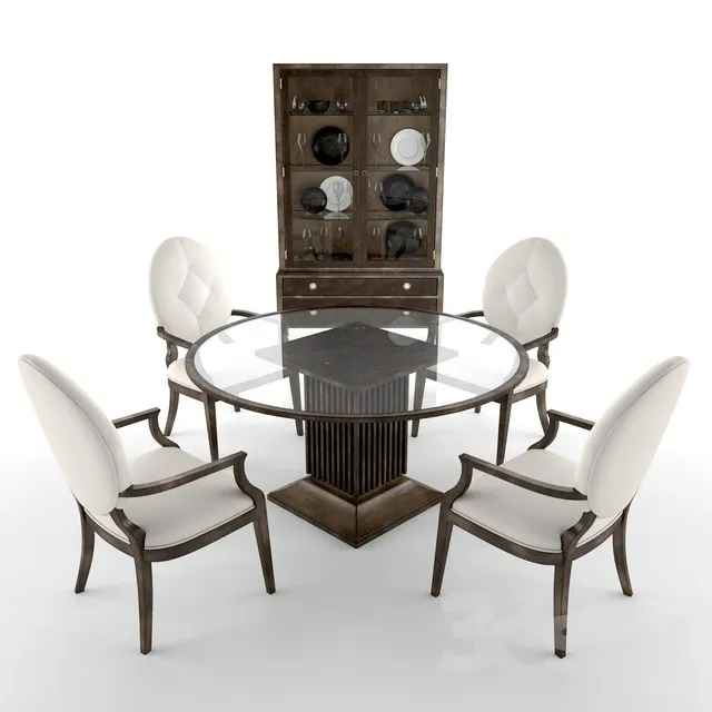 3DS MAX – Dining Table sets – 4031