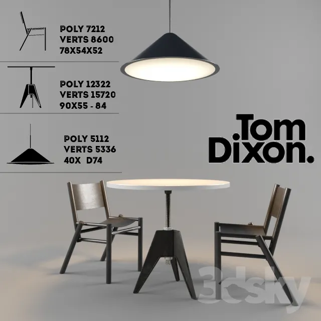 3DS MAX – Dining Table sets – 4141