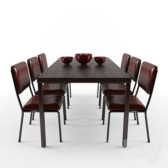 3DS MAX – Dining Table sets – 4143