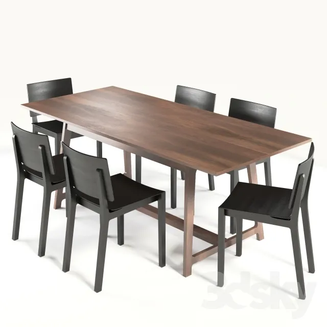 3DS MAX – Dining Table sets – 4146