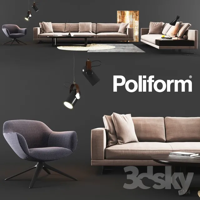 3DS MAX – Sofa – 417