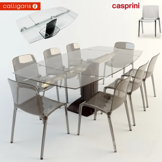 3DS MAX – Dining Table sets – 4178