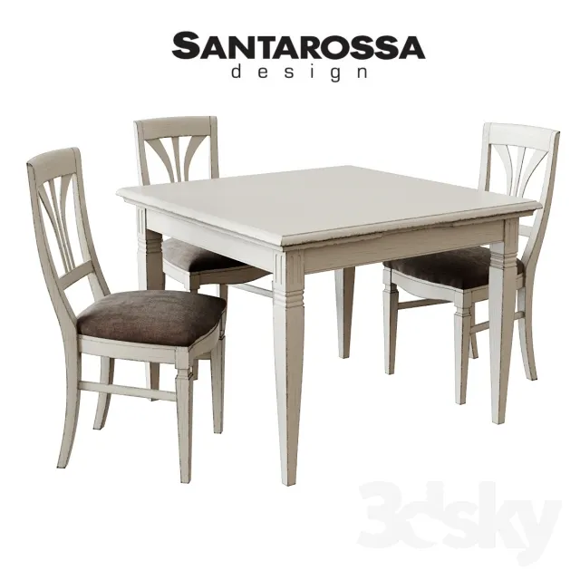 3DS MAX – Dining Table sets – 4179