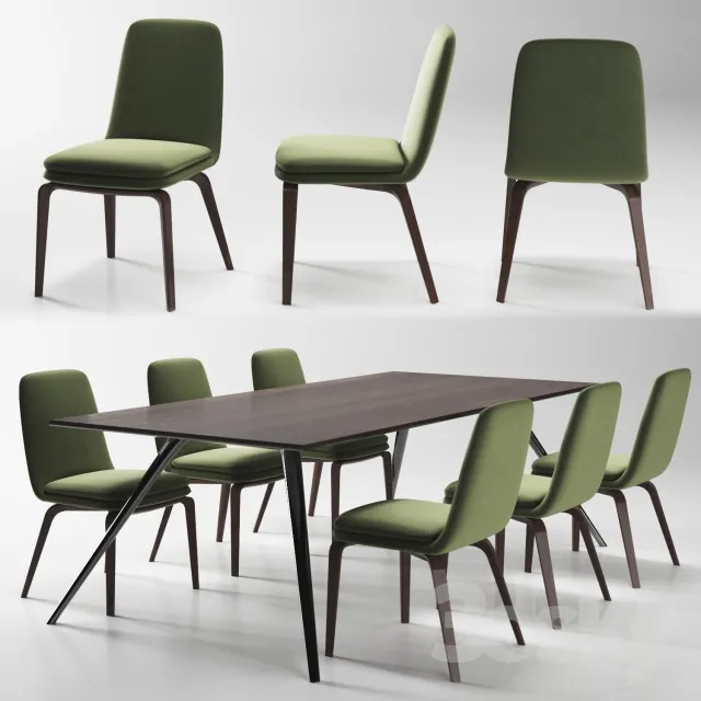 3DS MAX – Dining Table sets – 4204